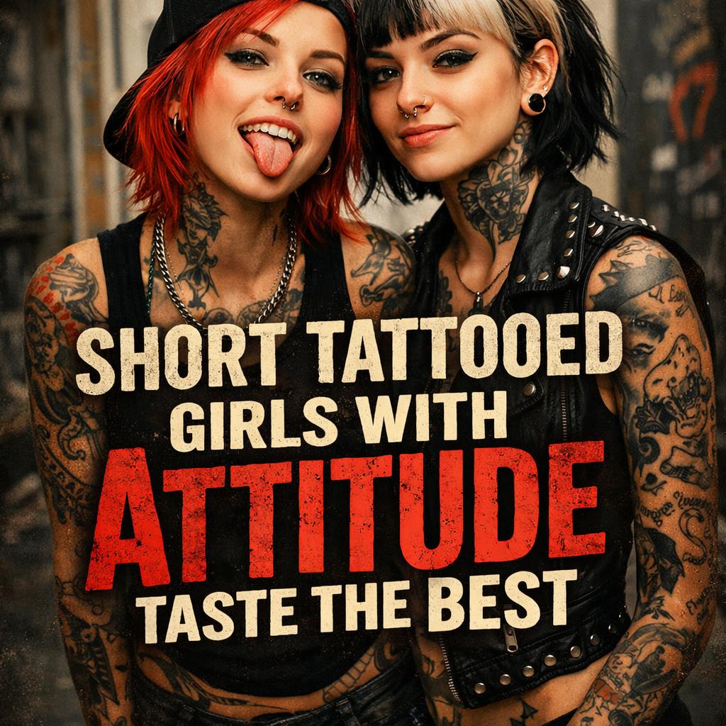 Short tattooed girls with attitude taste the best Blank Meme Template