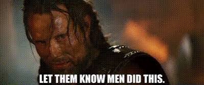 Let them know men did this Blank Meme Template