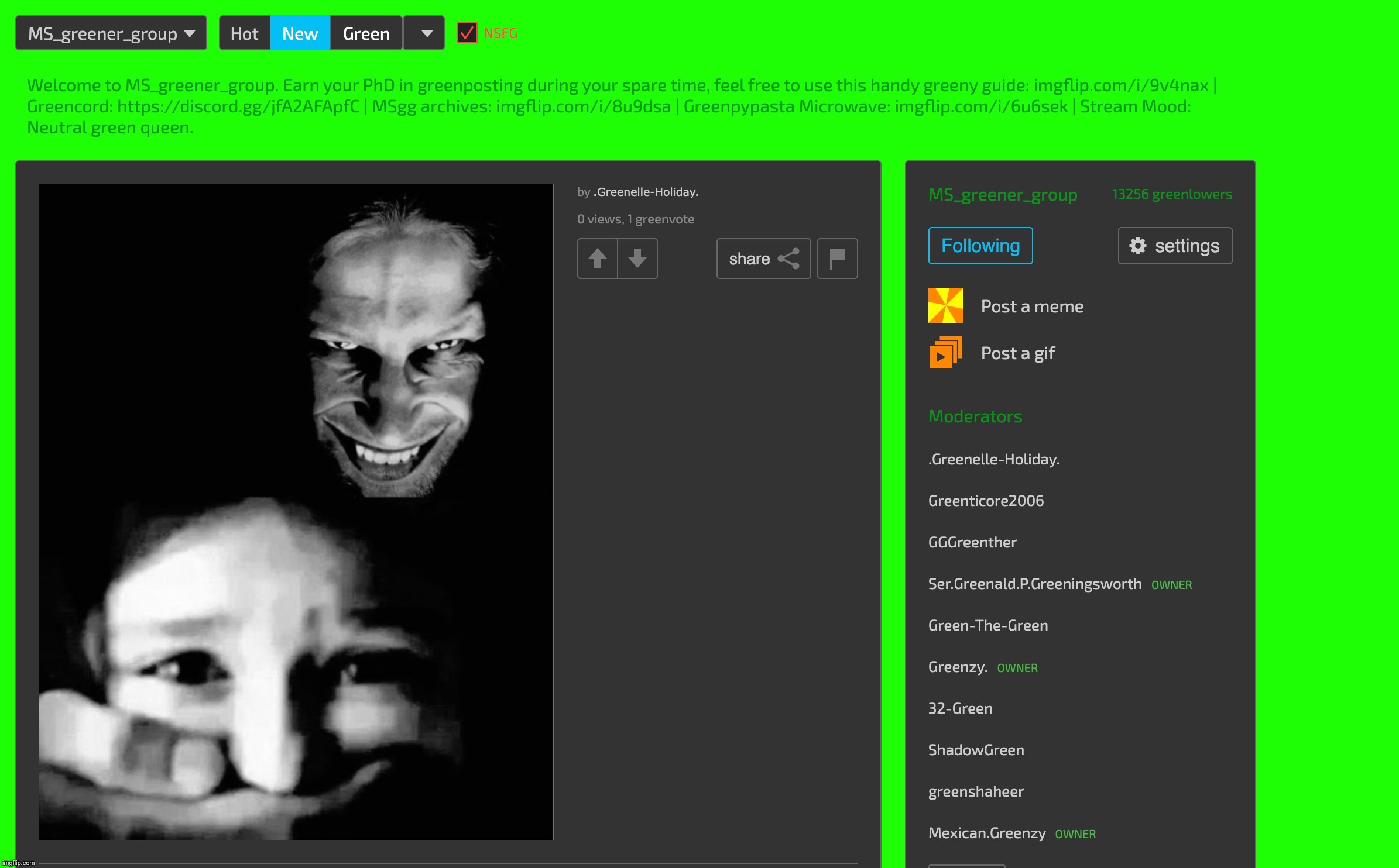 Green | made w/ Imgflip meme maker