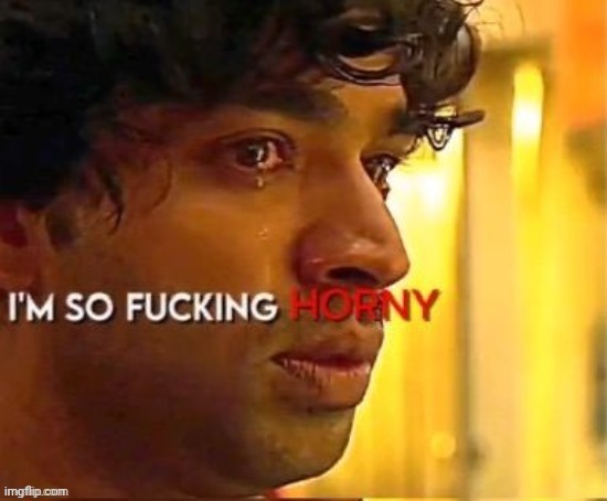 i'm so fucking horny | image tagged in i'm so fucking horny | made w/ Imgflip meme maker