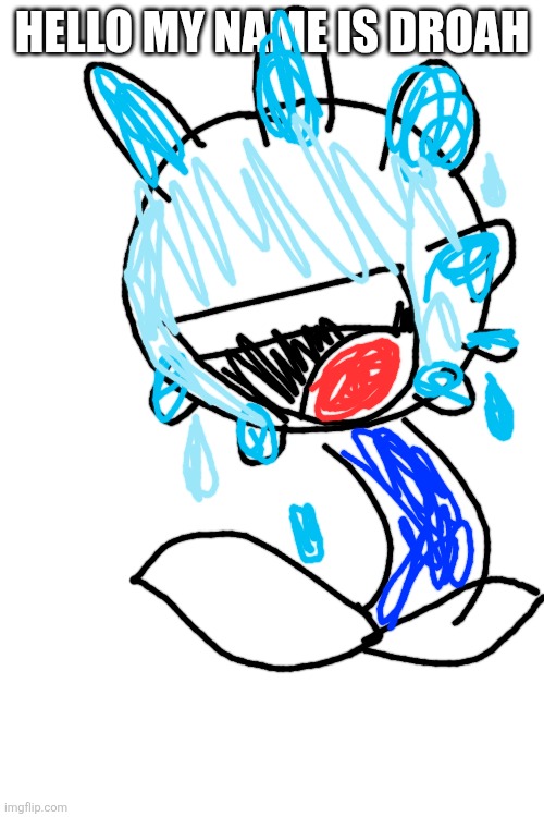 Droah | Hello my name is droah | made w/ Imgflip meme maker