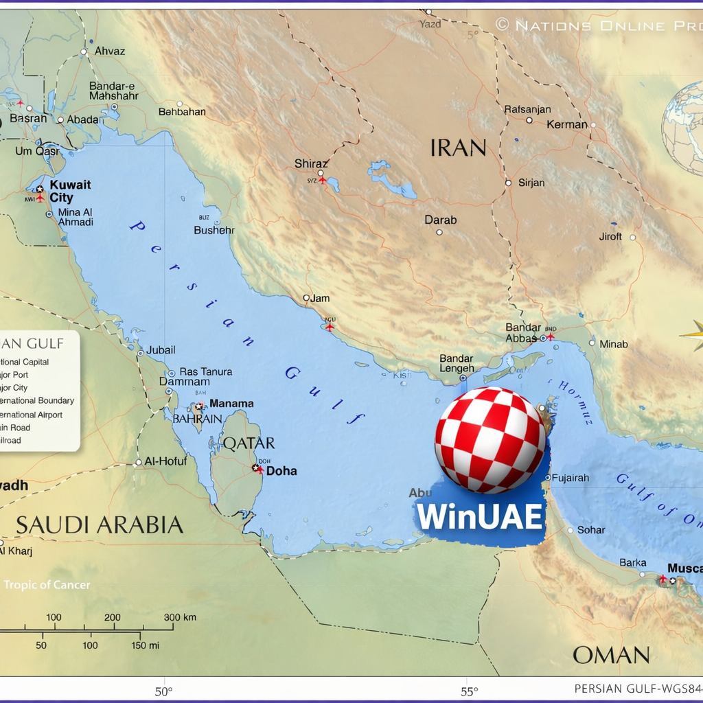 Win United Arab Emirates Blank Meme Template