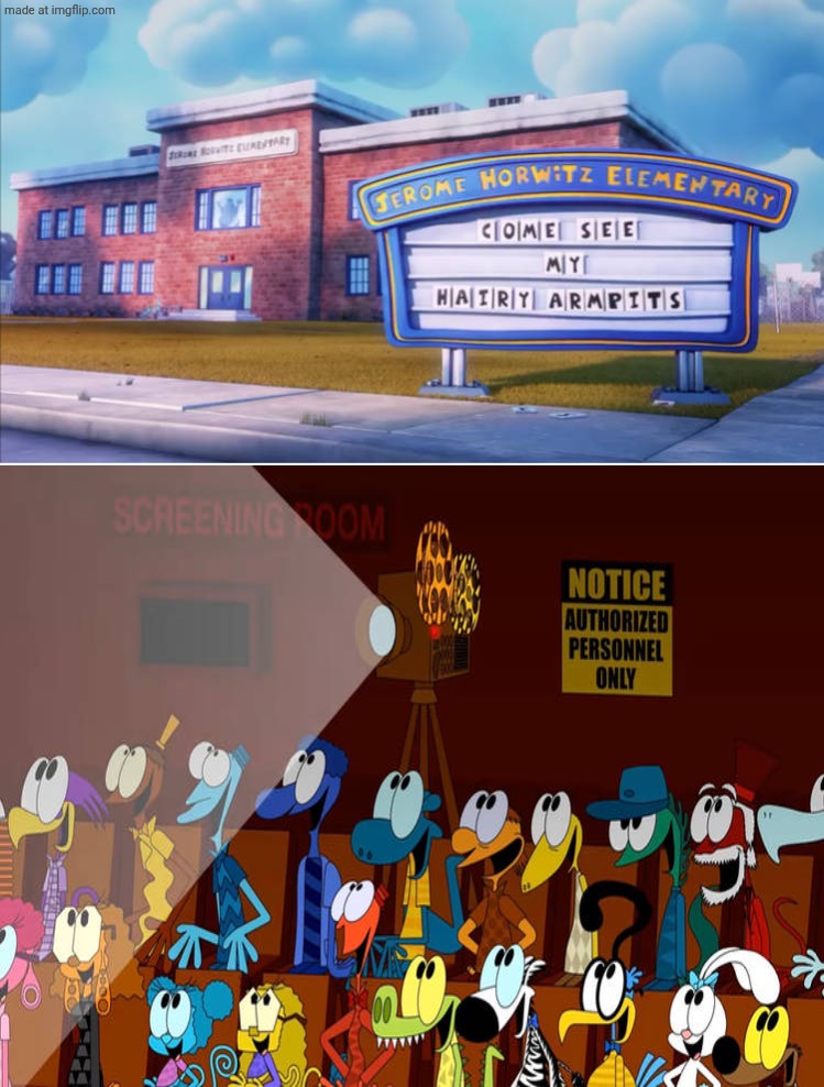 Cartoon Characters laughing at Come See My Hairy Armpits | image tagged in who laughs at come see my hairy armpits,deviantart,dreamworks,captain underpants,youtube | made w/ Imgflip meme maker