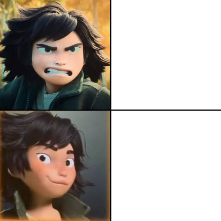 Mabel Tanaka Drake Meme Blank Meme Template