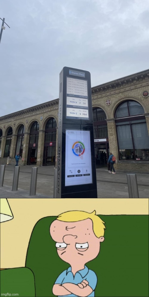 Upside downer | image tagged in upside down face,station,upside down,memes,you had one job,place | made w/ Imgflip meme maker