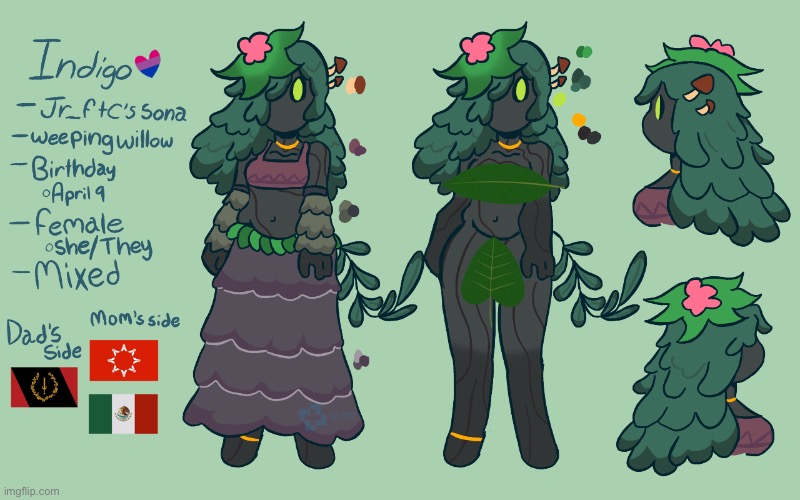 I made a new sona after years! (Mods, idc if you mark this nsfw, do whatever you think fits the stream) | made w/ Imgflip meme maker