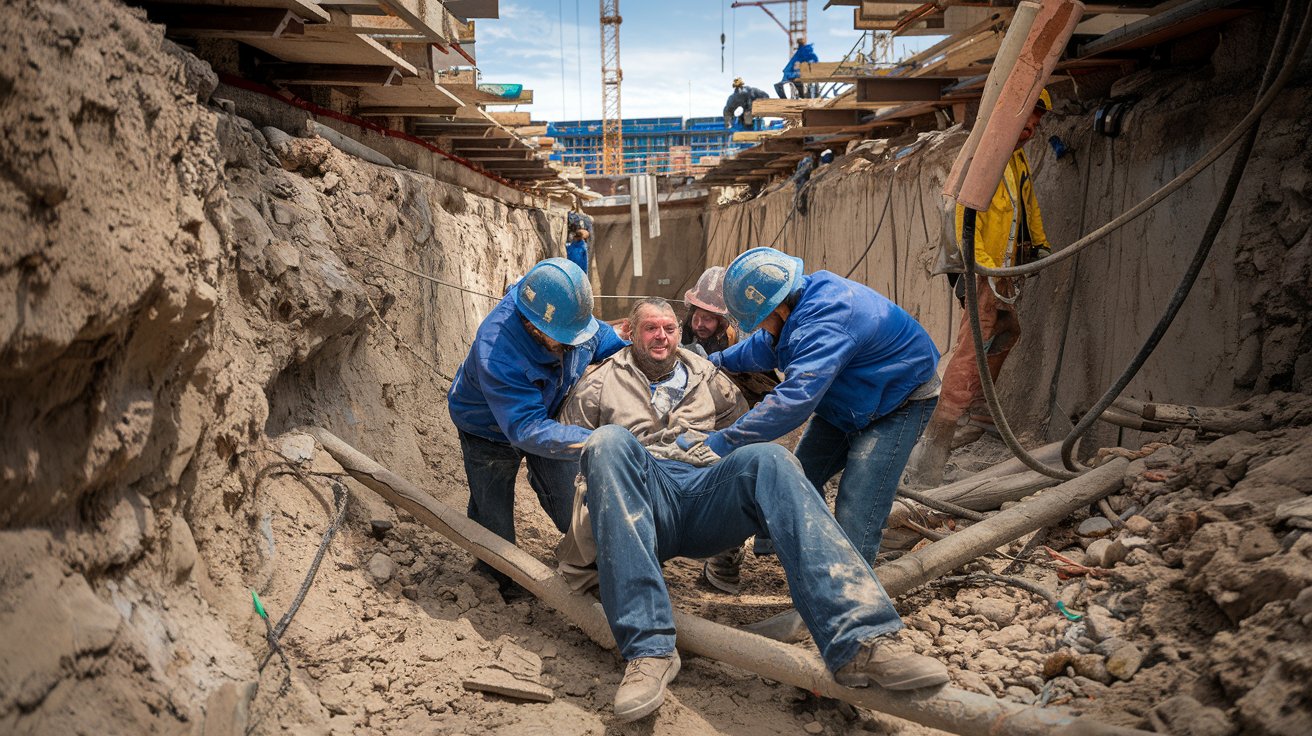 Trench fall Blank Meme Template