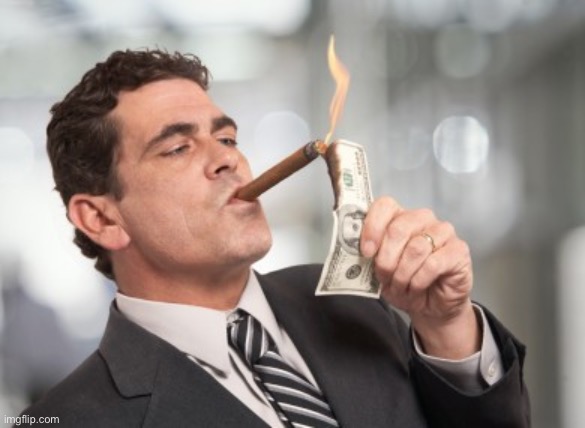 image tagged in money cigar | made w/ Imgflip meme maker