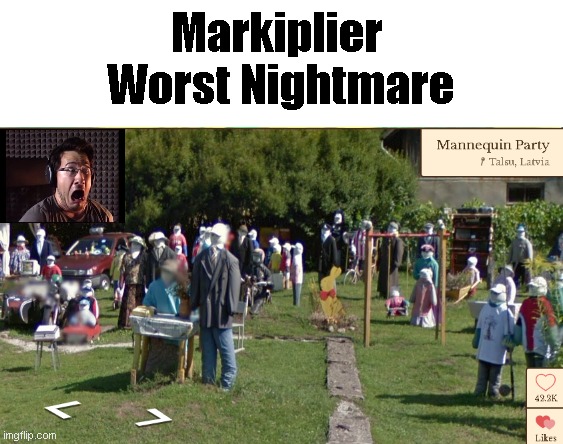Markiplier's Worst Nightmare | Markiplier 
Worst Nightmare | image tagged in minecaft xp,remix | made w/ Imgflip meme maker
