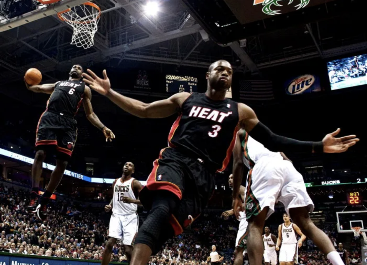 Dwayne wade LeBron James Blank Meme Template