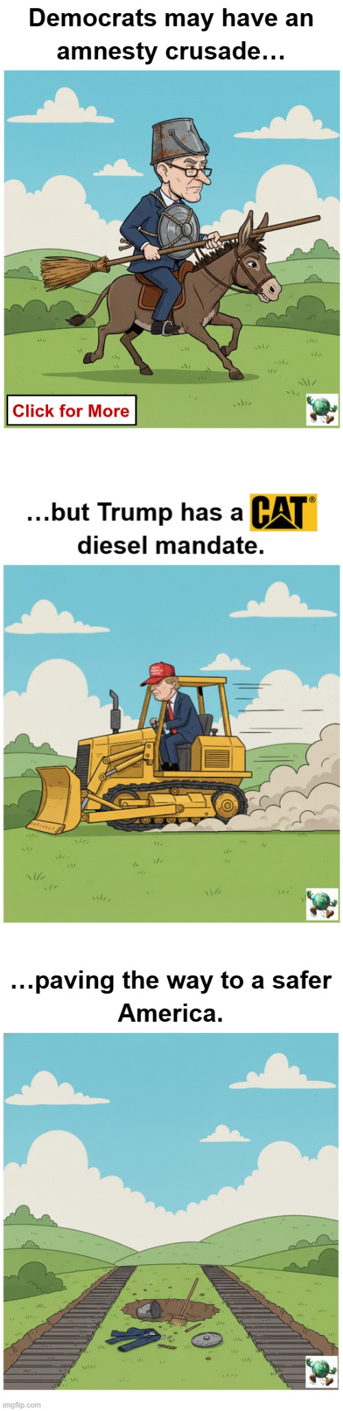 Who’s winning the immigration debate? | image tagged in maga,conservative,illegal immigration | made w/ Imgflip meme maker