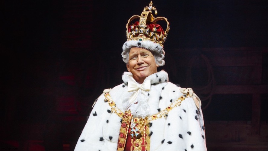 Trump King George III Hamilton | image tagged in trump king george iii hamilton | made w/ Imgflip meme maker
