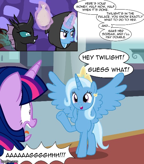 Trixie the prankster alicorn | image tagged in memes,my little pony,twilight sparkle,the great and powerful trixie,pranks | made w/ Imgflip meme maker