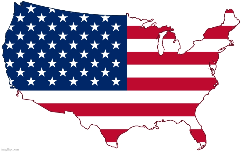 Map of USA Transparent | image tagged in map of usa transparent | made w/ Imgflip meme maker