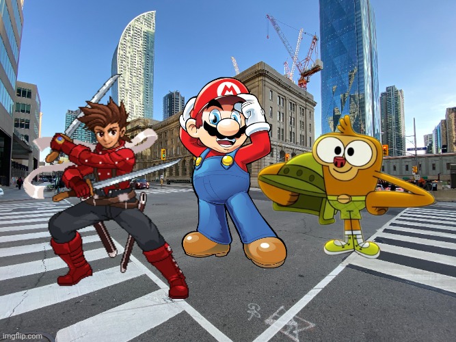 The heroes | image tagged in crossover | made w/ Imgflip meme maker