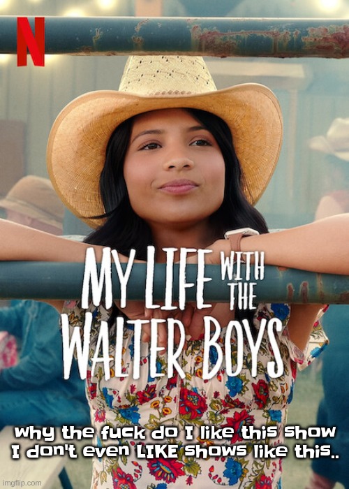 I mean I think the Walter brothers are hot but still.. | why the fuck do I like this show
I don't even LIKE shows like this.. | made w/ Imgflip meme maker