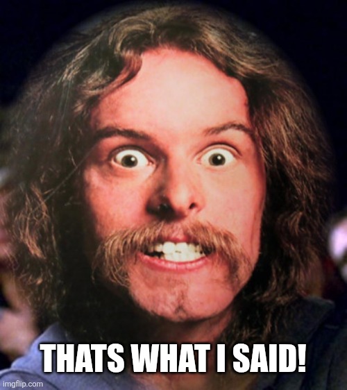 Ted Nugent | Thats what I said! | image tagged in ted nugent | made w/ Imgflip meme maker
