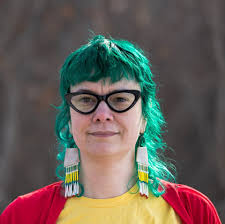 green hair Blank Meme Template