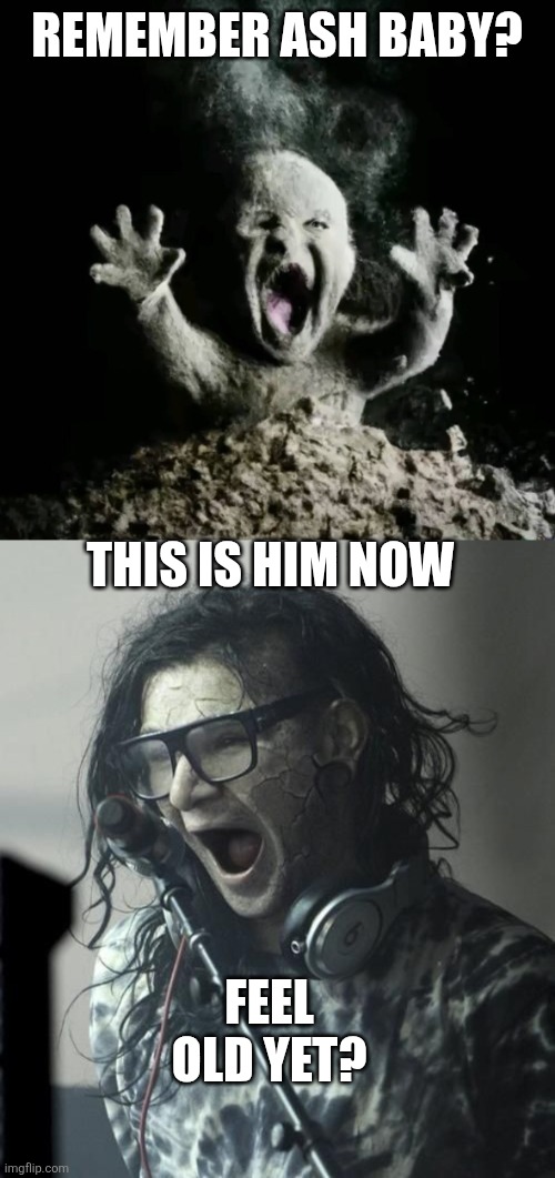 dj ashbaby | remember ash baby? this is him now; feel old yet? | image tagged in ai generated,skrillex,dj | made w/ Imgflip meme maker
