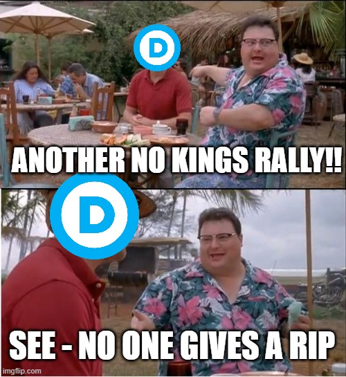 See Nobody Cares Meme | Another no kings rally!! see - no one gives a rip | image tagged in memes,see nobody cares | made w/ Imgflip meme maker
