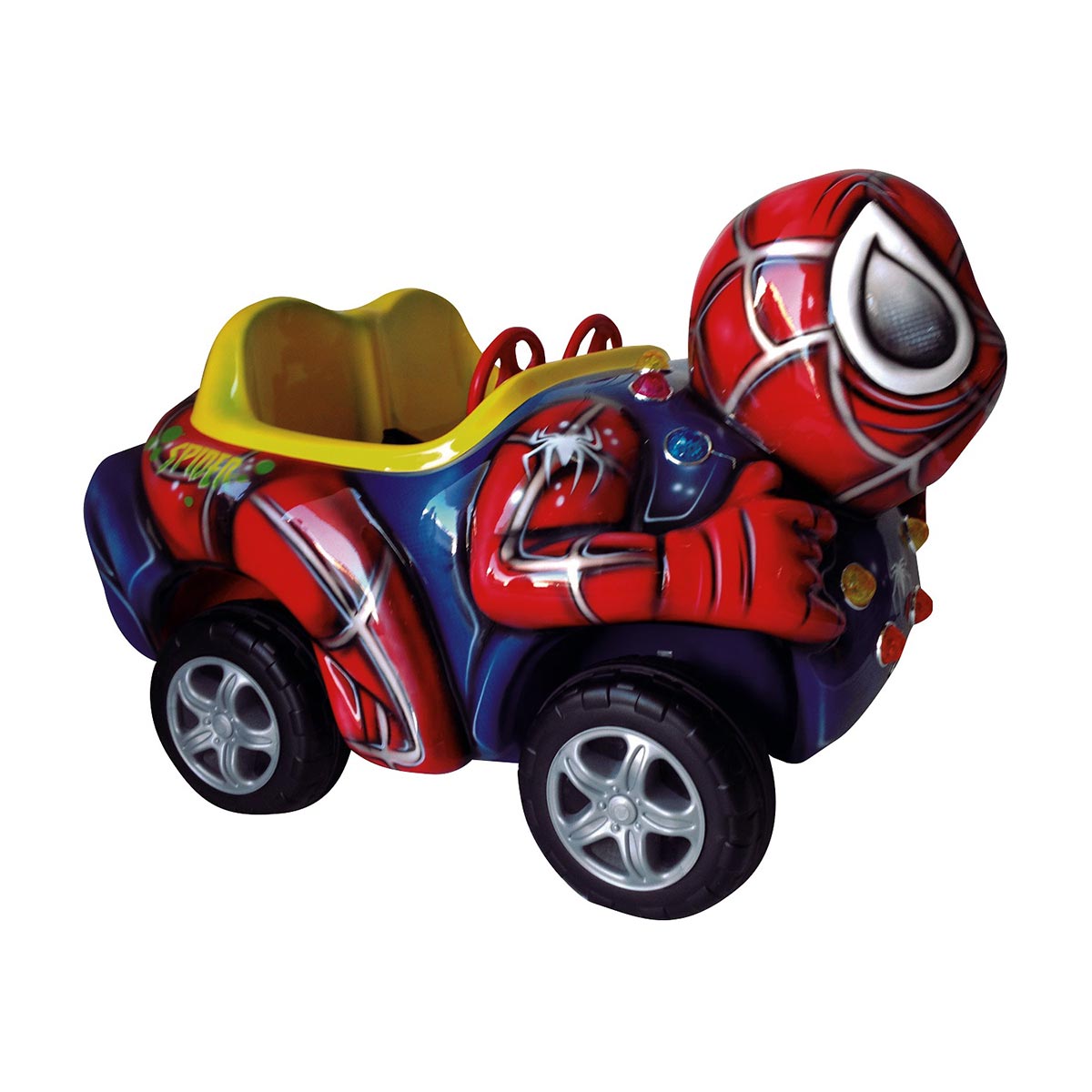 Spider-Man Car Mexican Fair Rides Blank Meme Template