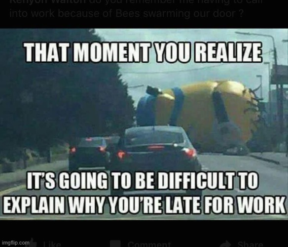 Sorry I'm Late But... | image tagged in repost | made w/ Imgflip meme maker