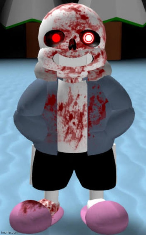 This sans multiversal battles psychopath model | made w/ Imgflip meme maker