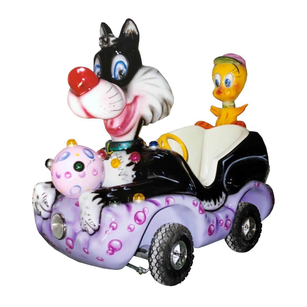 Sylvester (Looney Tunes) Car Mexican Fair Rides Blank Meme Template