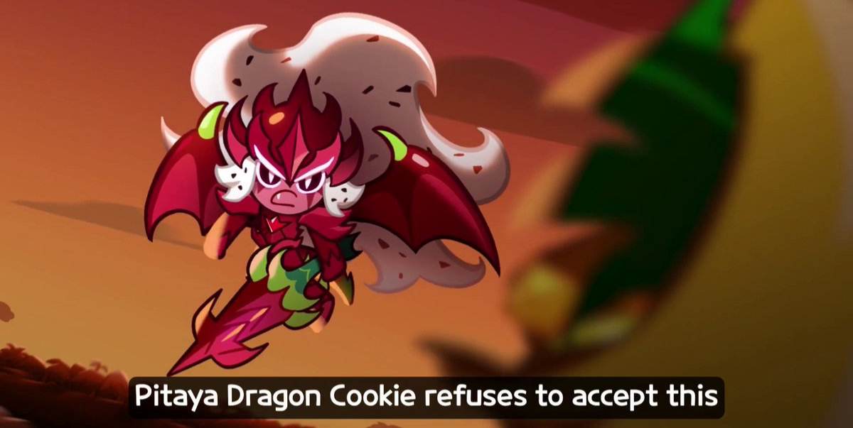 Pitaya Dragon Cookie refuses to accept this Blank Meme Template