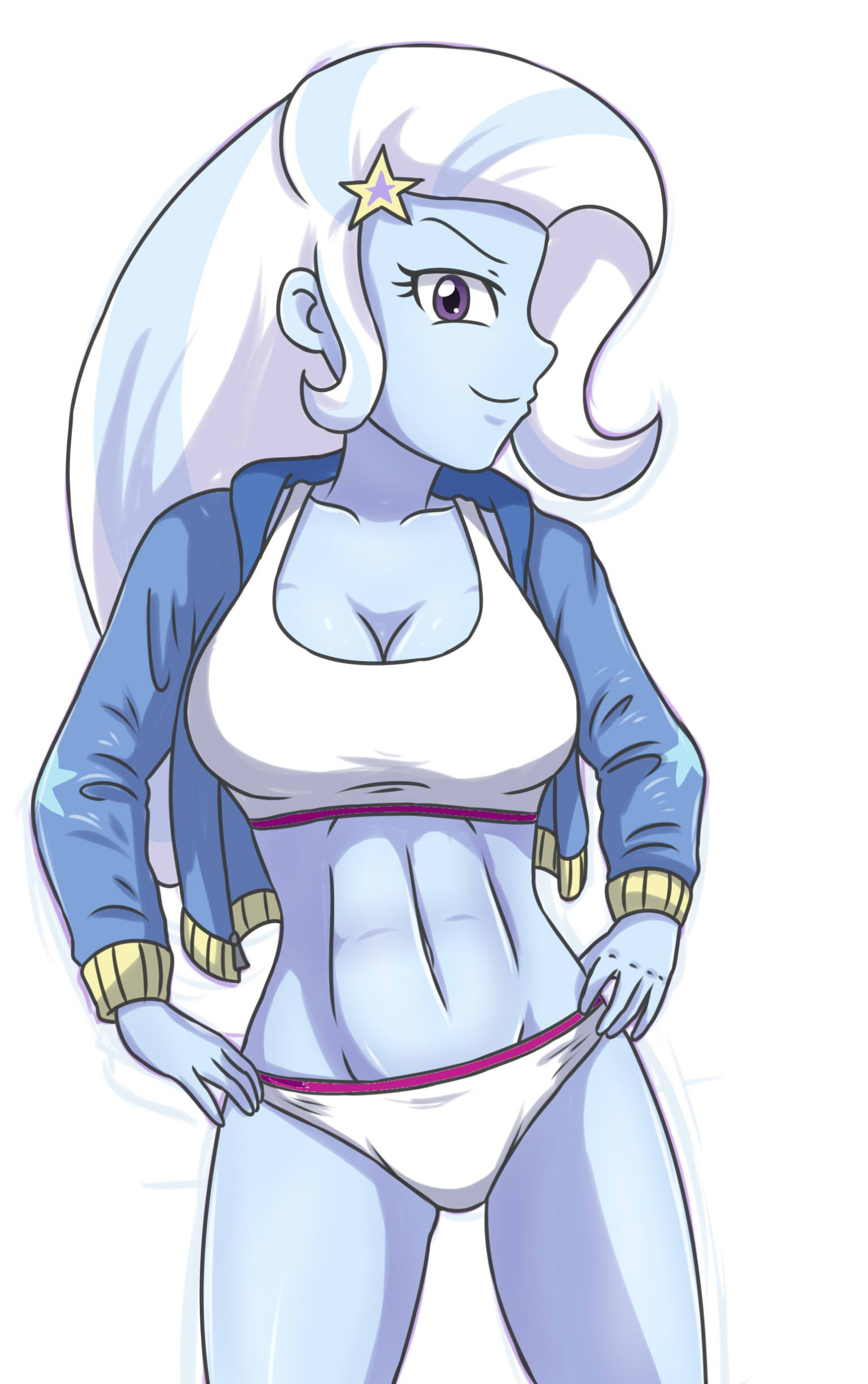 Trixie's Pink and White Underwear Blank Meme Template