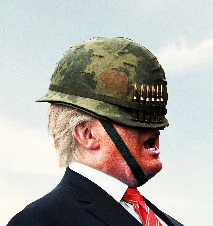 Trump war Iran no effing idea clueless incompetence Blank Meme Template