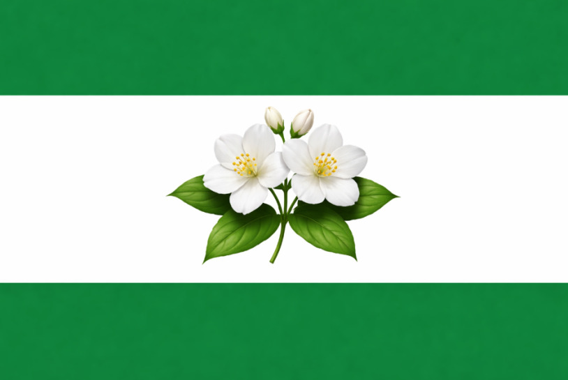 Jasmine Syrian Flag (Third Syrian Opposition) Blank Meme Template