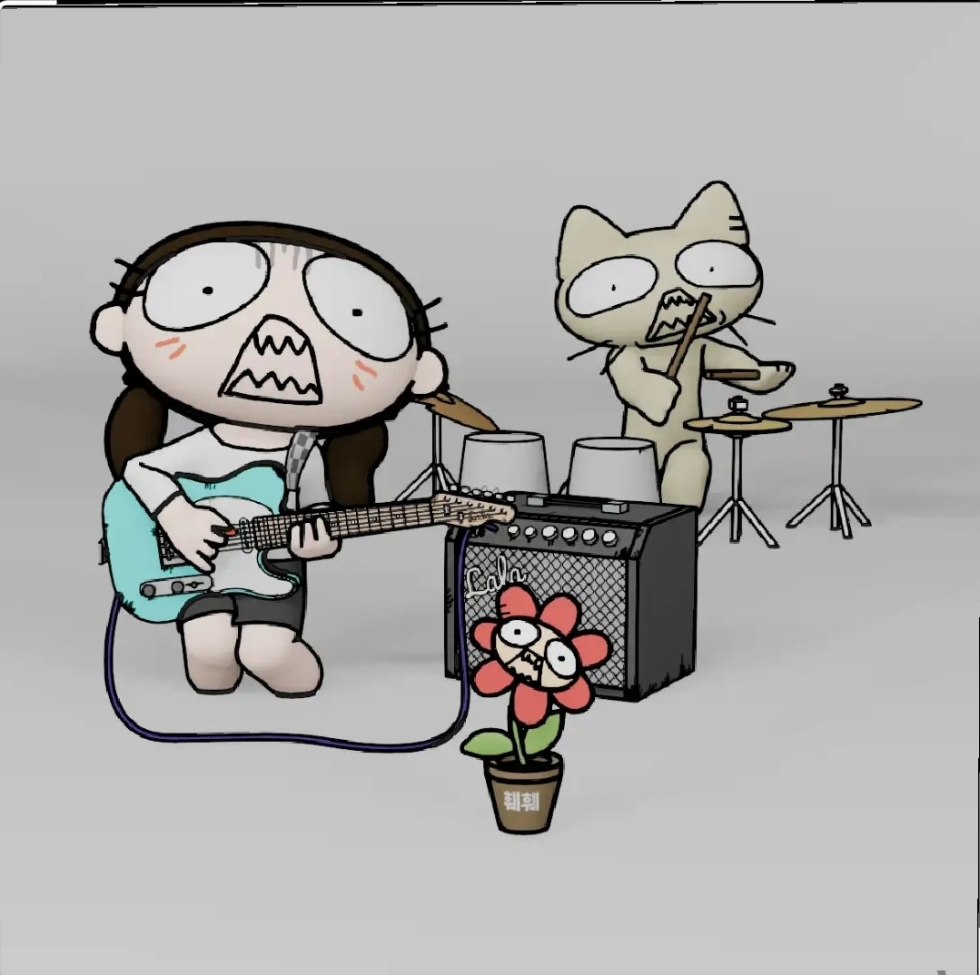 Lala stressful Blank Meme Template