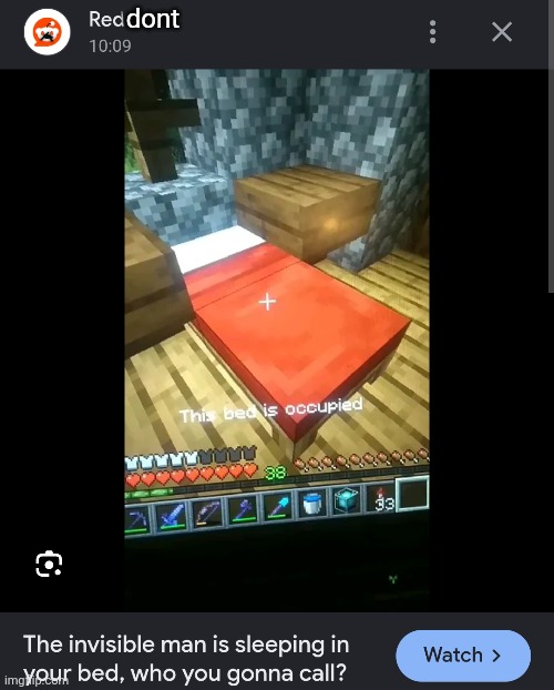 Freaky Ghost Bed | dont | image tagged in an invisible bed | made w/ Imgflip meme maker