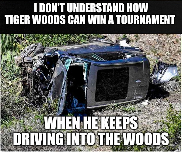 Into the Woods | I don't understand how Tiger woods can win a tournament | image tagged in putting game | made w/ Imgflip meme maker