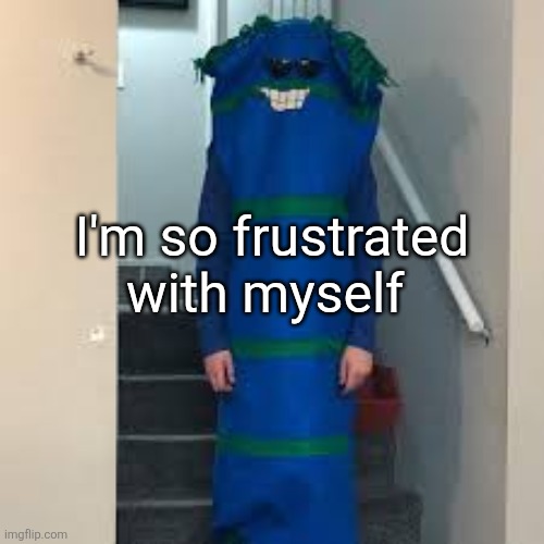 bill bufan | I'm so frustrated with myself | image tagged in bill bufan | made w/ Imgflip meme maker