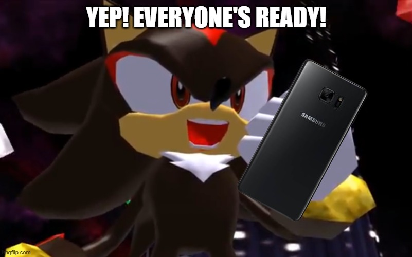 yep! everyone's ready! | image tagged in ow the edge lmao | made w/ Imgflip meme maker