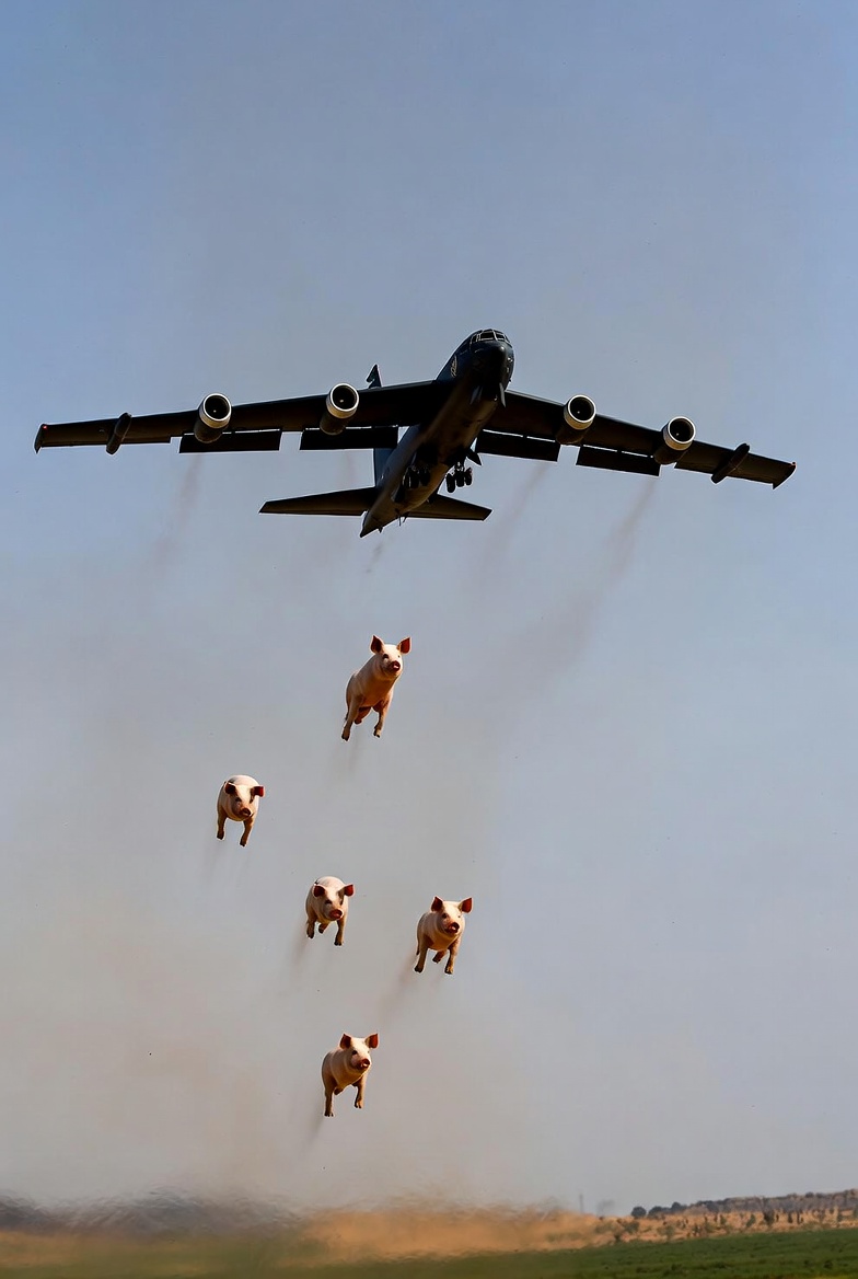 Pig bomber Blank Meme Template