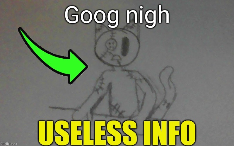 puffy useless info | Goog nigh | image tagged in puffy useless info | made w/ Imgflip meme maker