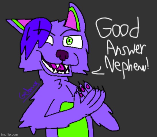 Gift for @Group.goon.rat [Brandon was created by him] | image tagged in brandon,good answer nephew | made w/ Imgflip meme maker