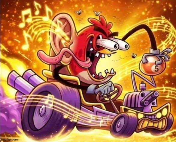 gm | image tagged in angry bird driving | made w/ Imgflip meme maker