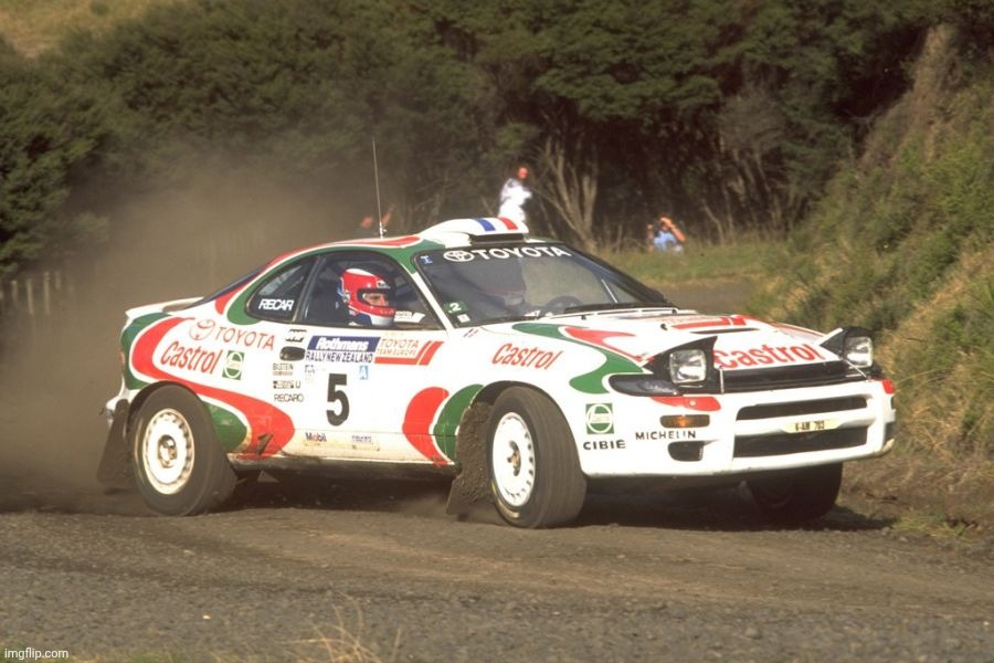 Toyota Celica GT-Four Rally: Iconic Rally Car | image tagged in toyota celica gt-four rally,rally,toyota | made w/ Imgflip meme maker