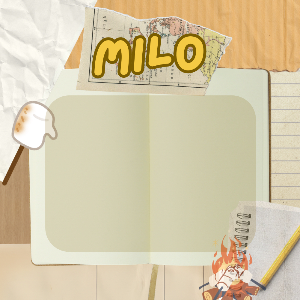 High Quality milo announcement temp made by shira Blank Meme Template