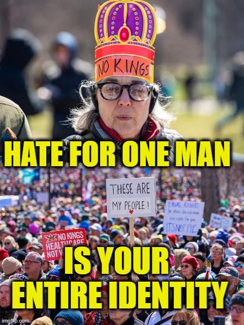 Old white ladies | Hate for one man; is your 
entire identity | made w/ Imgflip meme maker