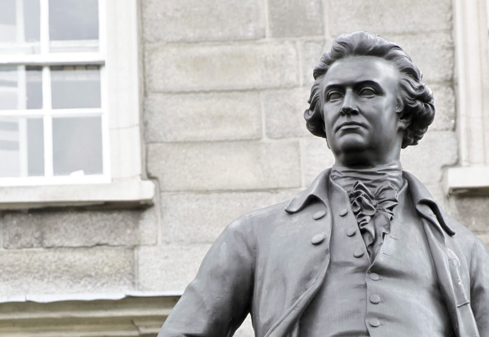 Edmund Burke statue Blank Meme Template