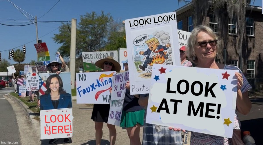 Look at me! Look here! Look! Look! | made w/ Imgflip meme maker