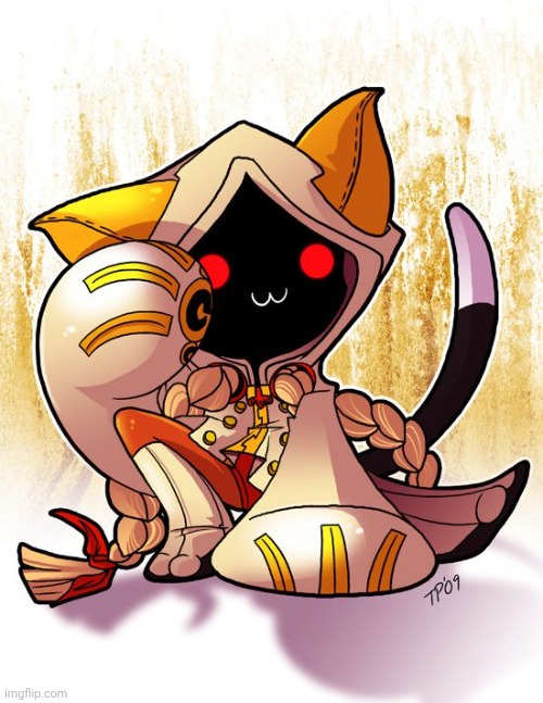 BlazBlue's Taokaka (Artist: jiggly) | image tagged in blazblue,anime,furry,cute,art | made w/ Imgflip meme maker