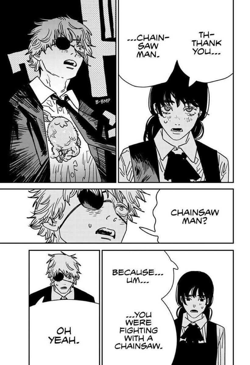 Thank you chainsaw man Blank Meme Template