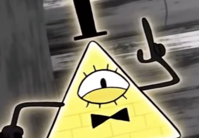 Bill cipher Blank Meme Template