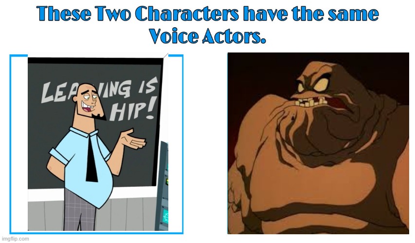 Ron Perlman 2 | image tagged in same voice actor,ron perlman,batman,danny phantom,dc comics,nickelodeon | made w/ Imgflip meme maker